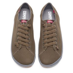 CAMPER
Peu Rambla 18869-048 Canvas Military Sneaker Size 11 in Olive